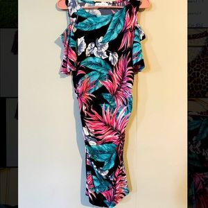 Tropical Maternity Dress